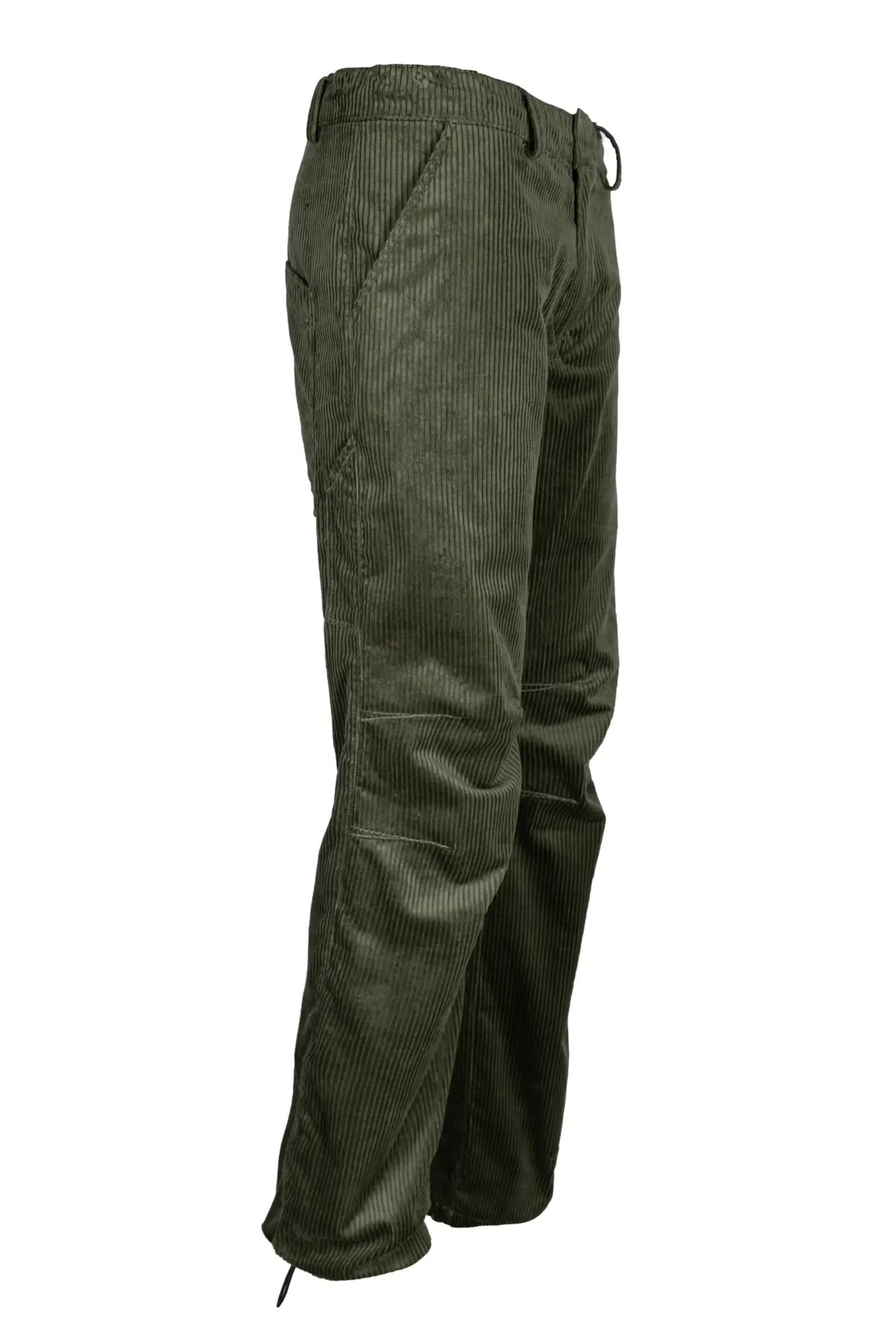 pantalon velours côtelé moyen homme - ver militaire - GRILLO Monvic