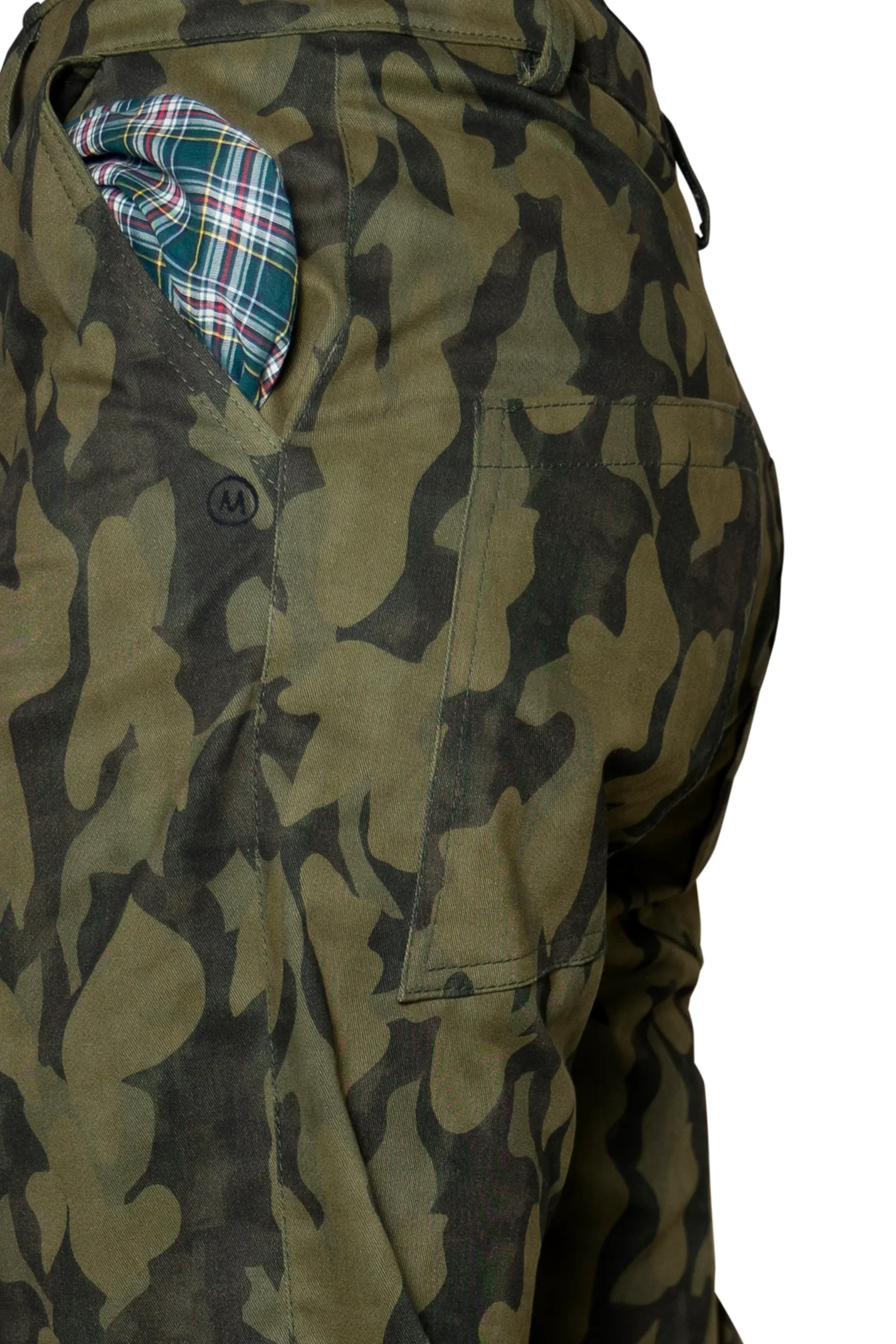 Pantalone arrampicata uomo camouflage - camo verde militare MONVIC BILLY 2