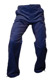 Pantalon homme en velours côtelé fin - coloris bleu / violet - GRILLO Monvic