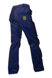 Pantalon homme en velours côtelé fin - coloris bleu / violet - GRILLO Monvic