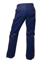 Pantalon homme en velours côtelé fin - coloris bleu / violet - GRILLO Monvic