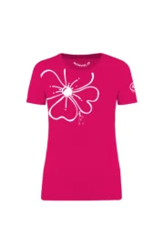 Women's climbing t-shirt "Superflower" SHARON ORGANIC