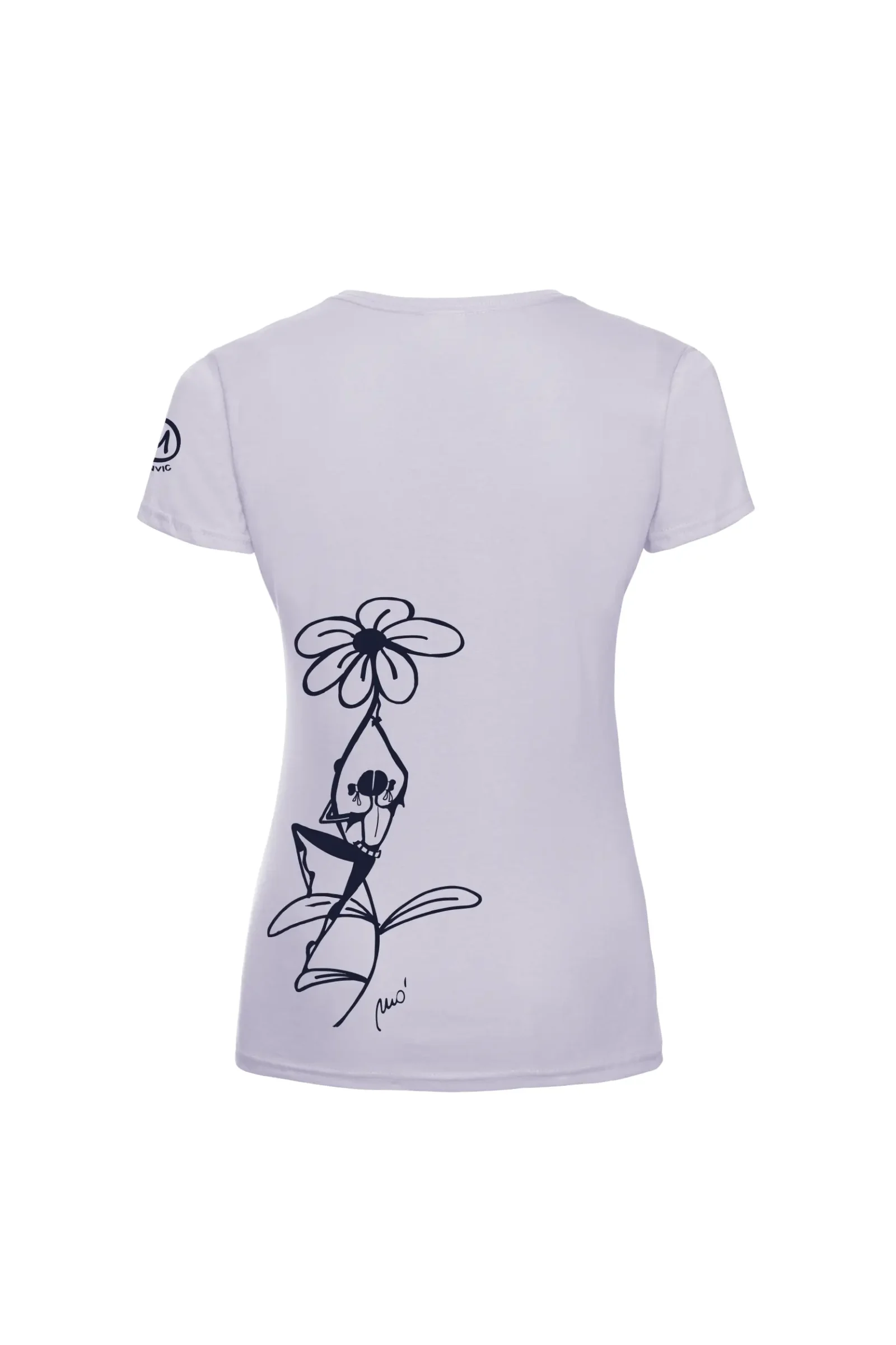 T-shirt escalade femme - lilas coton bio - "Carla" SHARON ORGANIC MONVIC