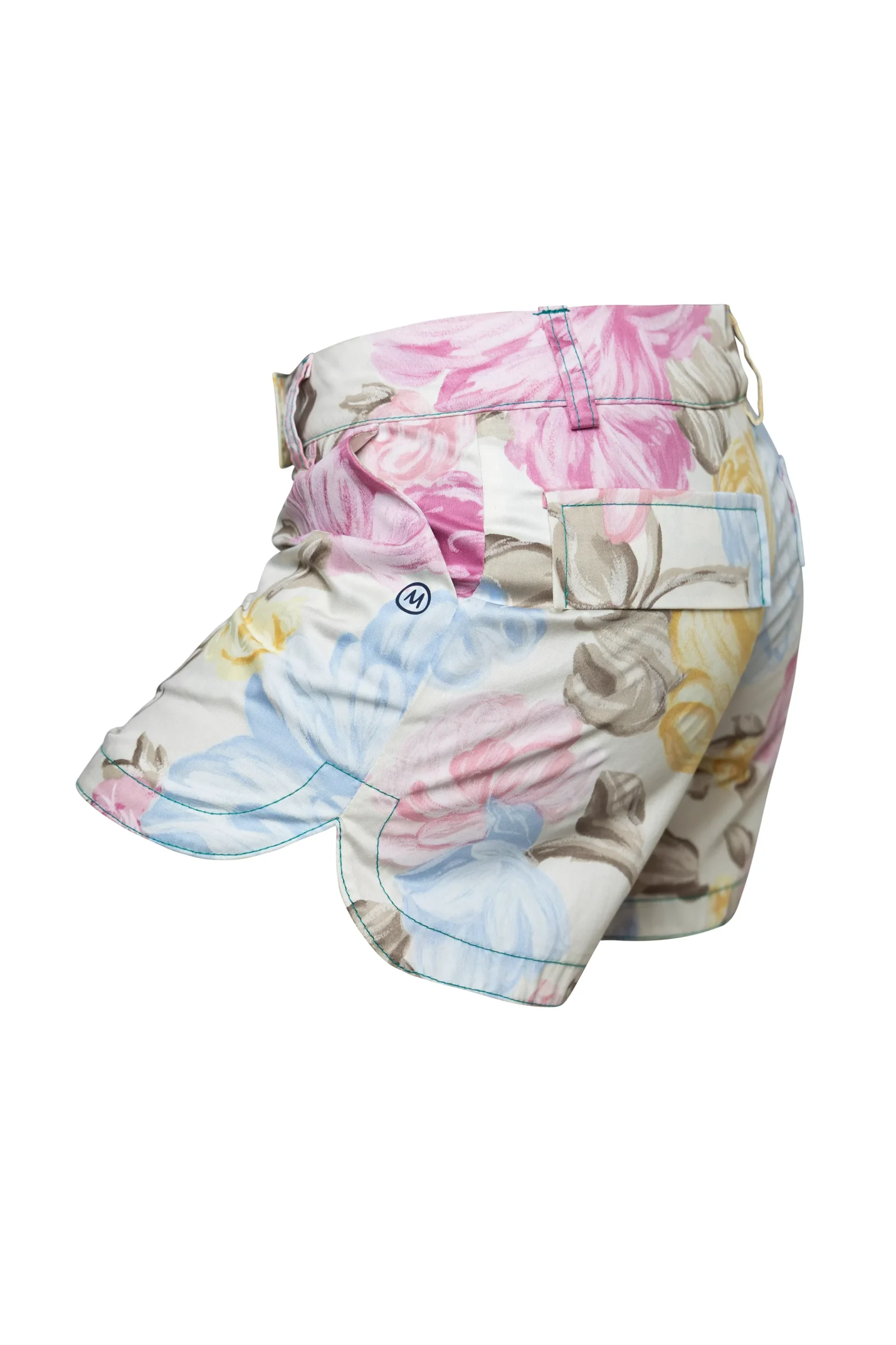 Short femme fleuri en coton léger STEFFY Monvic