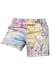 Short femme fleuri en coton léger STEFFY Monvic