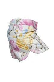 Short fleuri femme STEFFY Monvic en coton léger côté droit