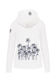 felpa arrampicata donna bianco TRIFOGLINI FEDRA ZIP MONVIC retro