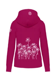 felpa arrampicata donna fucsia TRIFOGLINI FEDRA ZIP MONVIC retro