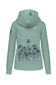 felpa arrampicata donna sage TRIFOGLINI FEDRA ZIP MONVIC retro