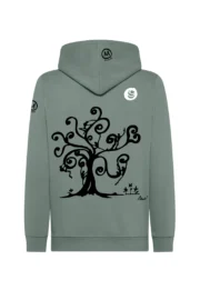 Sweat à capuche Femme "Tree" NAVAJO ORGANIC – Image 2