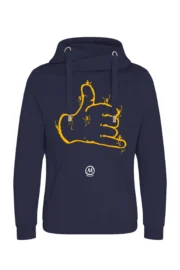 Sweat à capuche d'escalade unisexe - bleu marine - graphisme "Bella" - NAVAJO PRO MONVIC