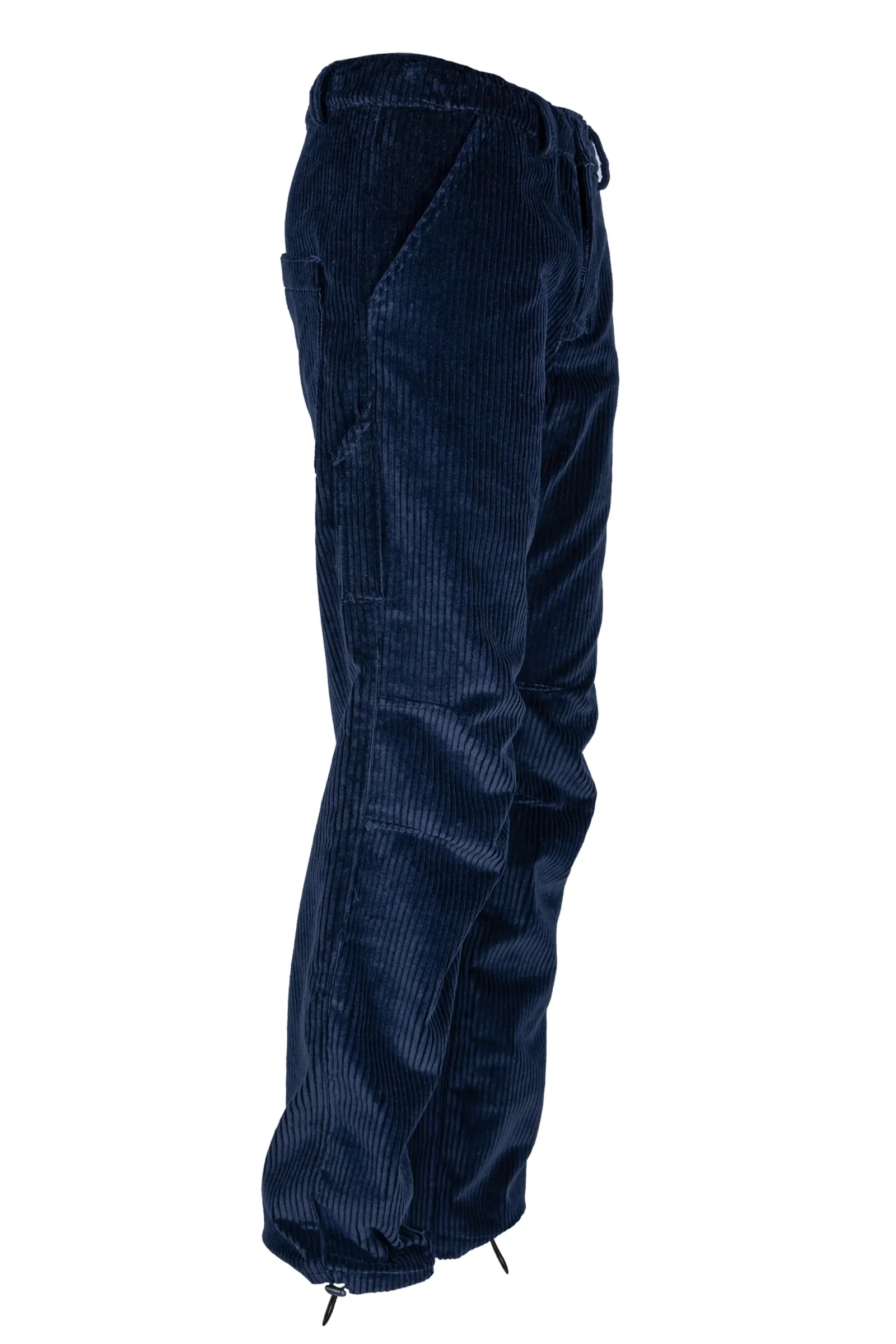 Pantalon homme - velours côtelé moyen - bleu - GRILLO MONVIC