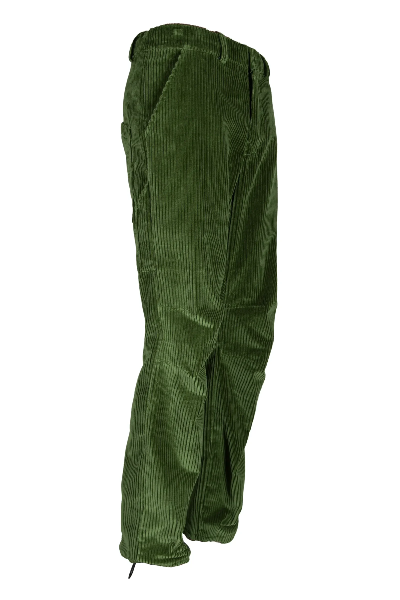 Pantalon homme - velours côtelé moyen - vert forêt - GRILLO MONVIC