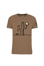 t-shirt arrampicata uomo marrone - CACTUS - HASH MONVIC