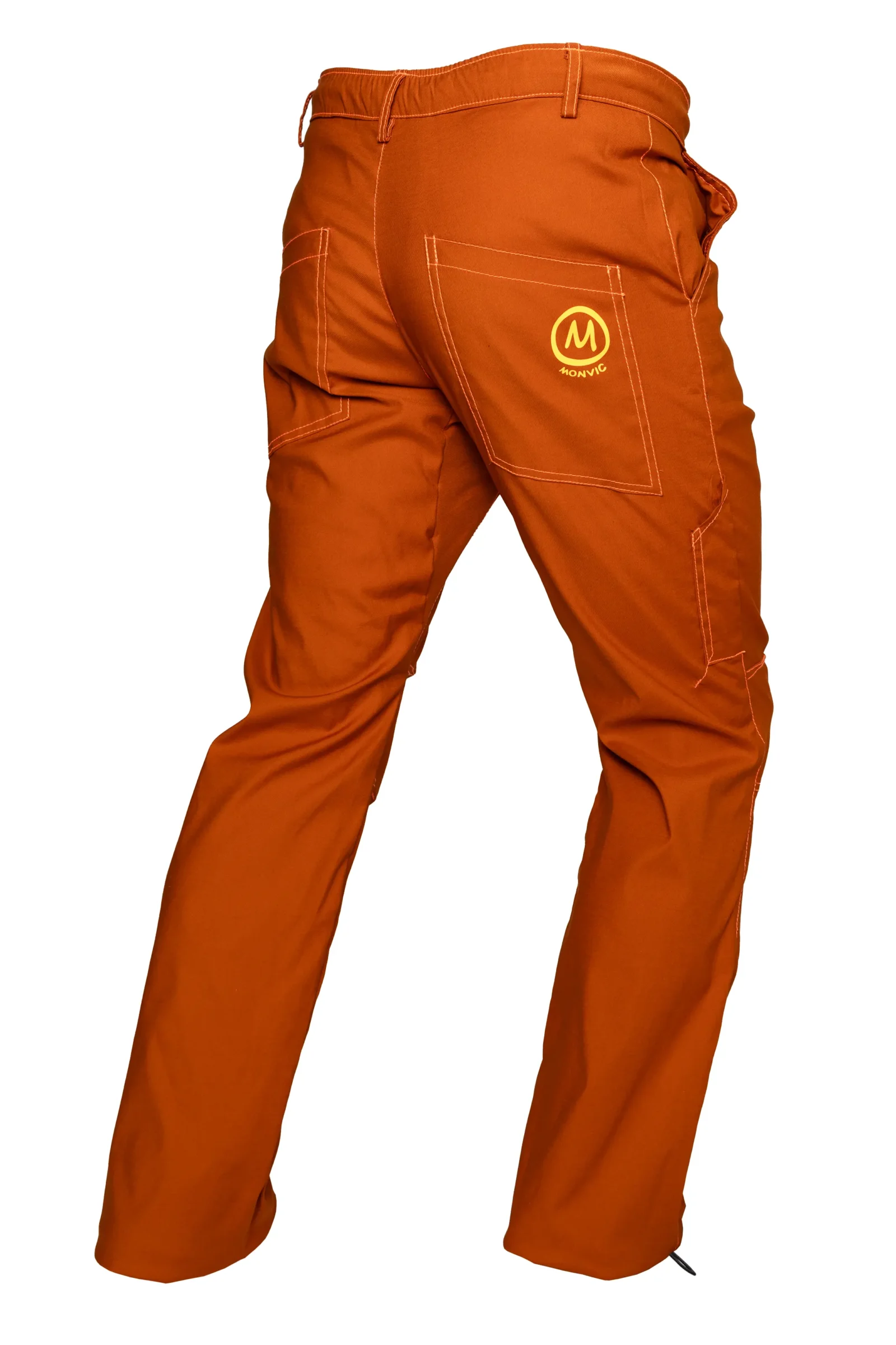Pantalone arrampicata uomo arancione - BILLY 2 Monvic