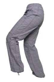 Pantalon à carreaux femme - blanc / bleu clair / rouge / noir Q2 - VIOLET Monvic