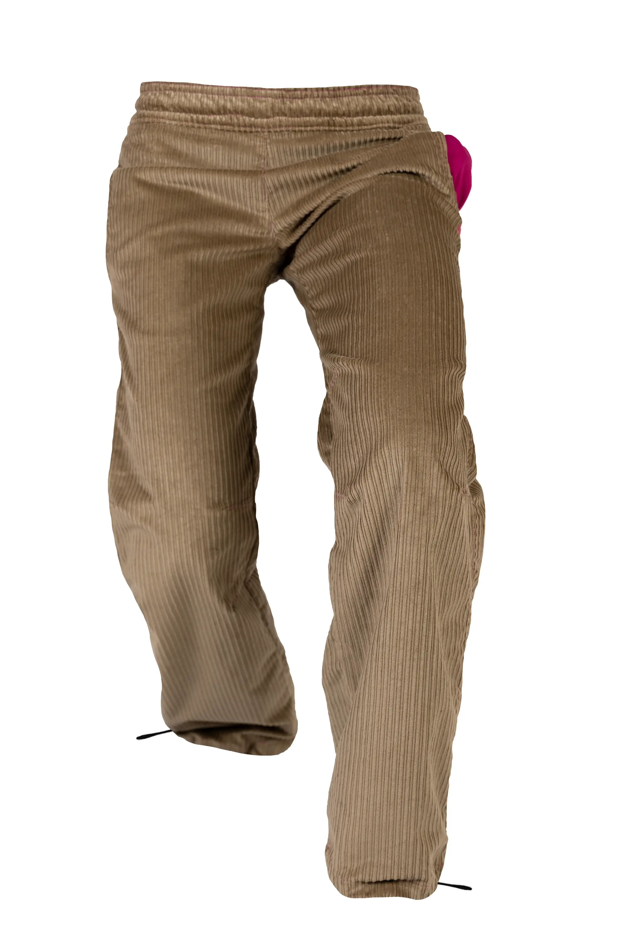 Pantalon femme - velours côtes françaises - sable - VIOLET VELVET Monvic