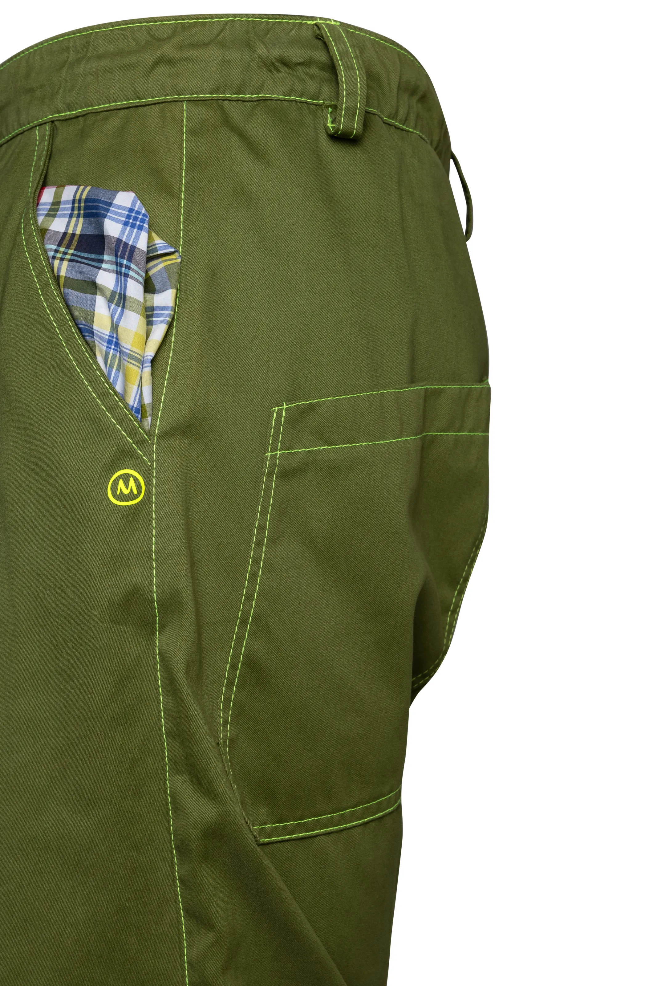 Pantalone arrampicata pesante da uomo verde salvia scuro - BILLY 2 Monvic