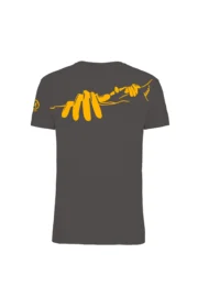 Men's climbing T-shirt - carbon grey - Manone - HASH Monvic
