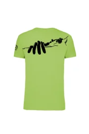 Men's climbing T-shirt - lime green - Manone - HASH Monvic