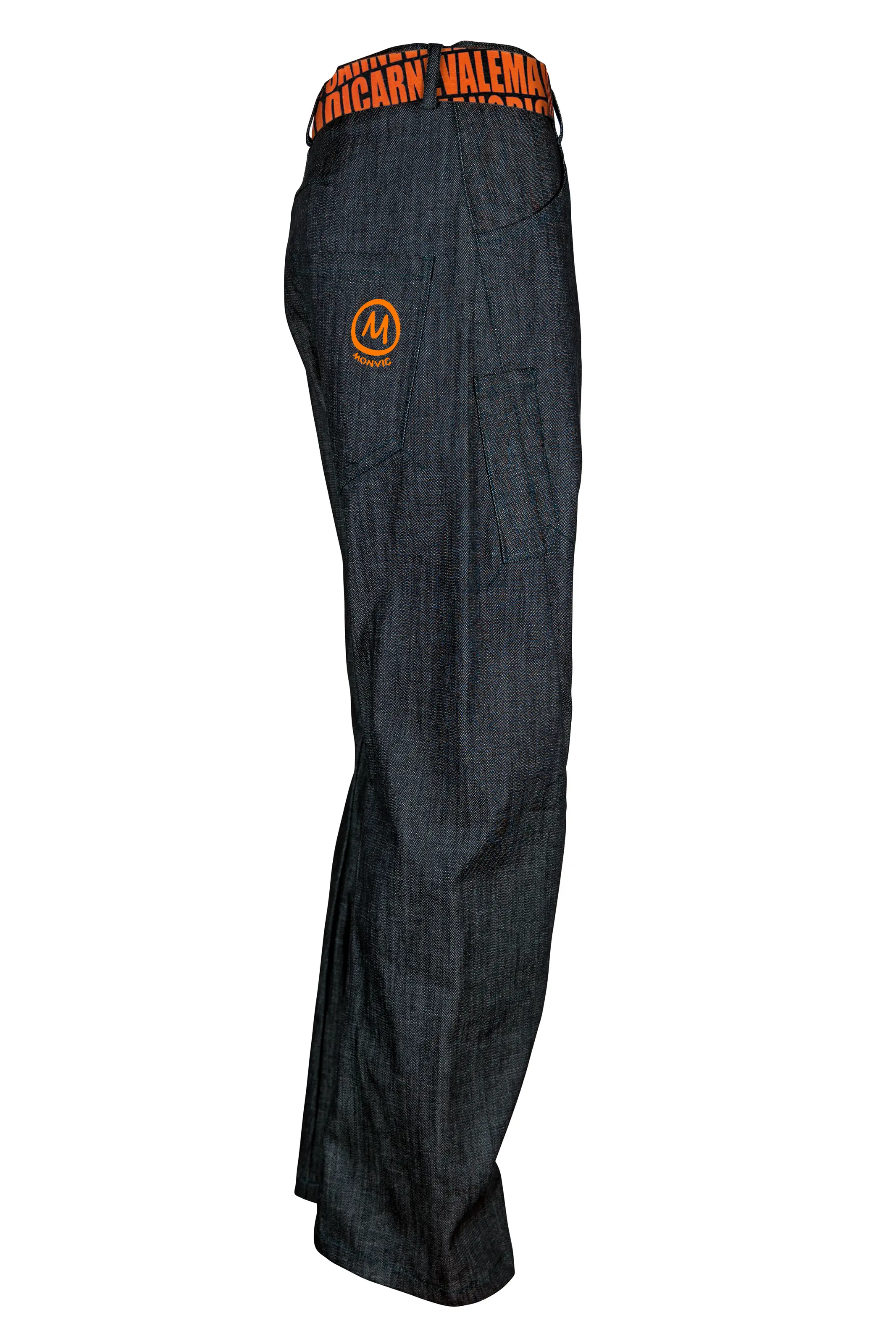 Jean en denim pour homme coupe décontractée GEO Monvic + La Sfibbiata de Marzio Nardi manodicarnevale - Orange