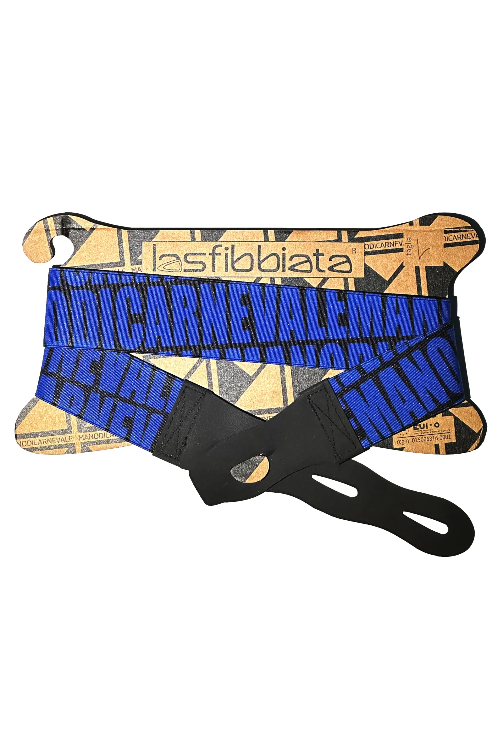 Ceinture La Sfibbiata de Marzio Nardi manodicarnevale - Bleu