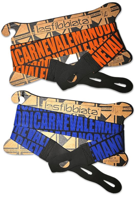 La Sfibbiata: l'unica e originale cintura elastica senza fibbia di Marzio Nardi manodicarnevale