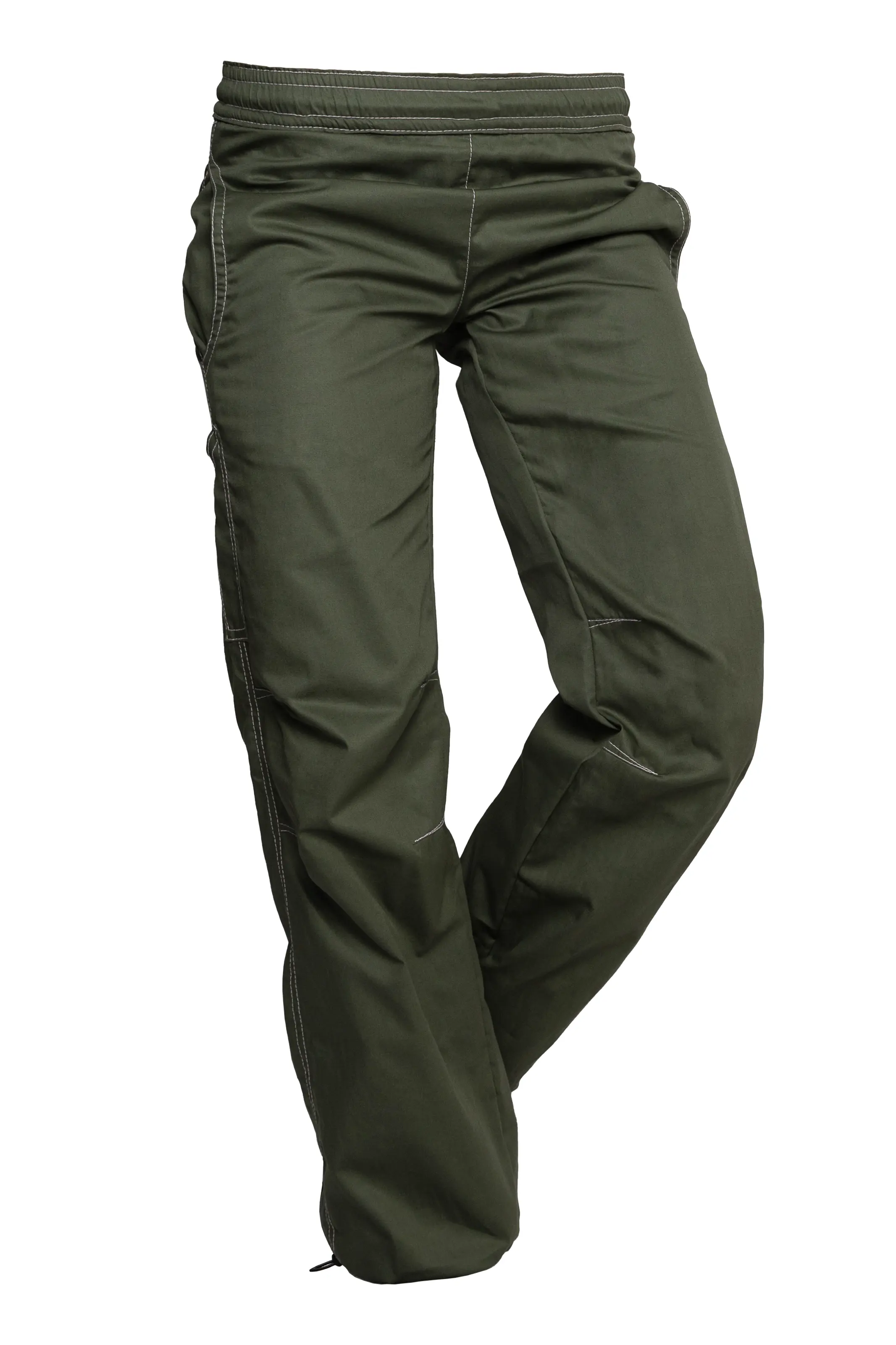 Women's sports trousers - military green - VIOLET Monvic