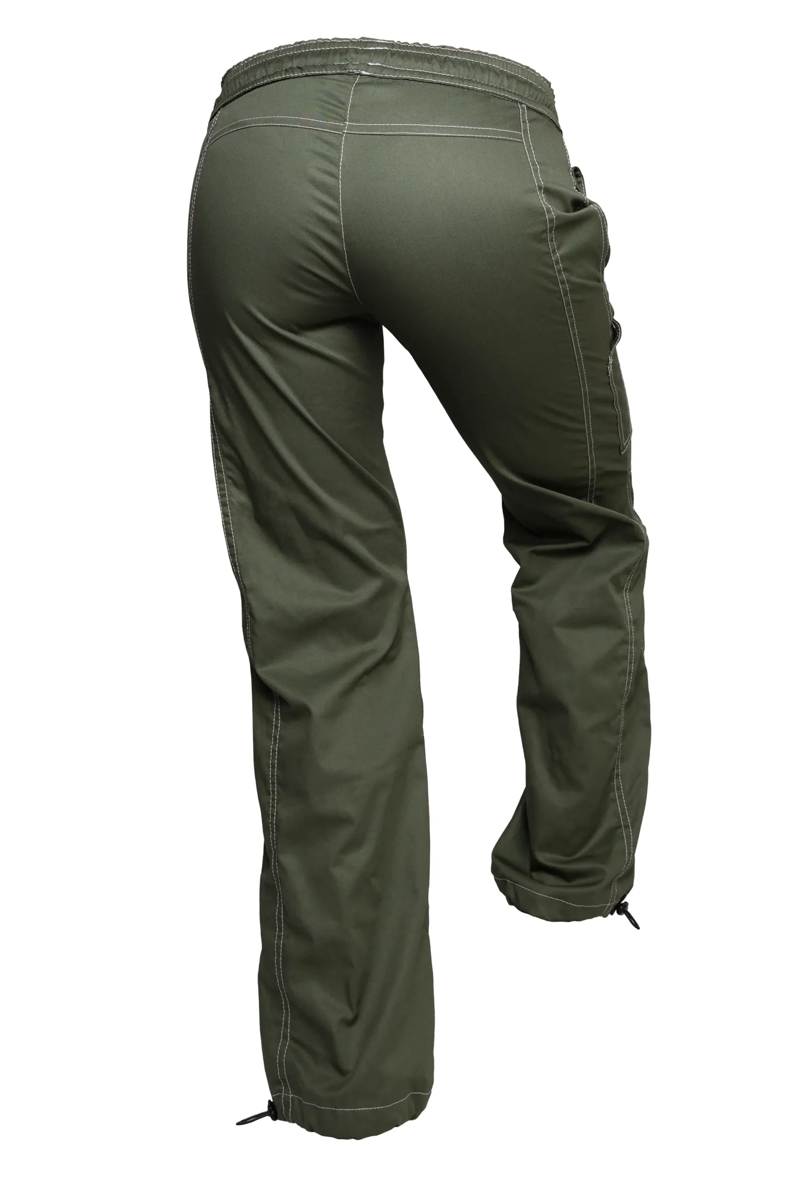 Women's sports trousers - military green - VIOLET Monvic