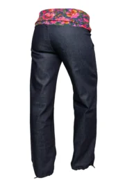 Jeans con fascia elastica in vita floreale - donna - yoga climbing sport - BALZEN Monvic
