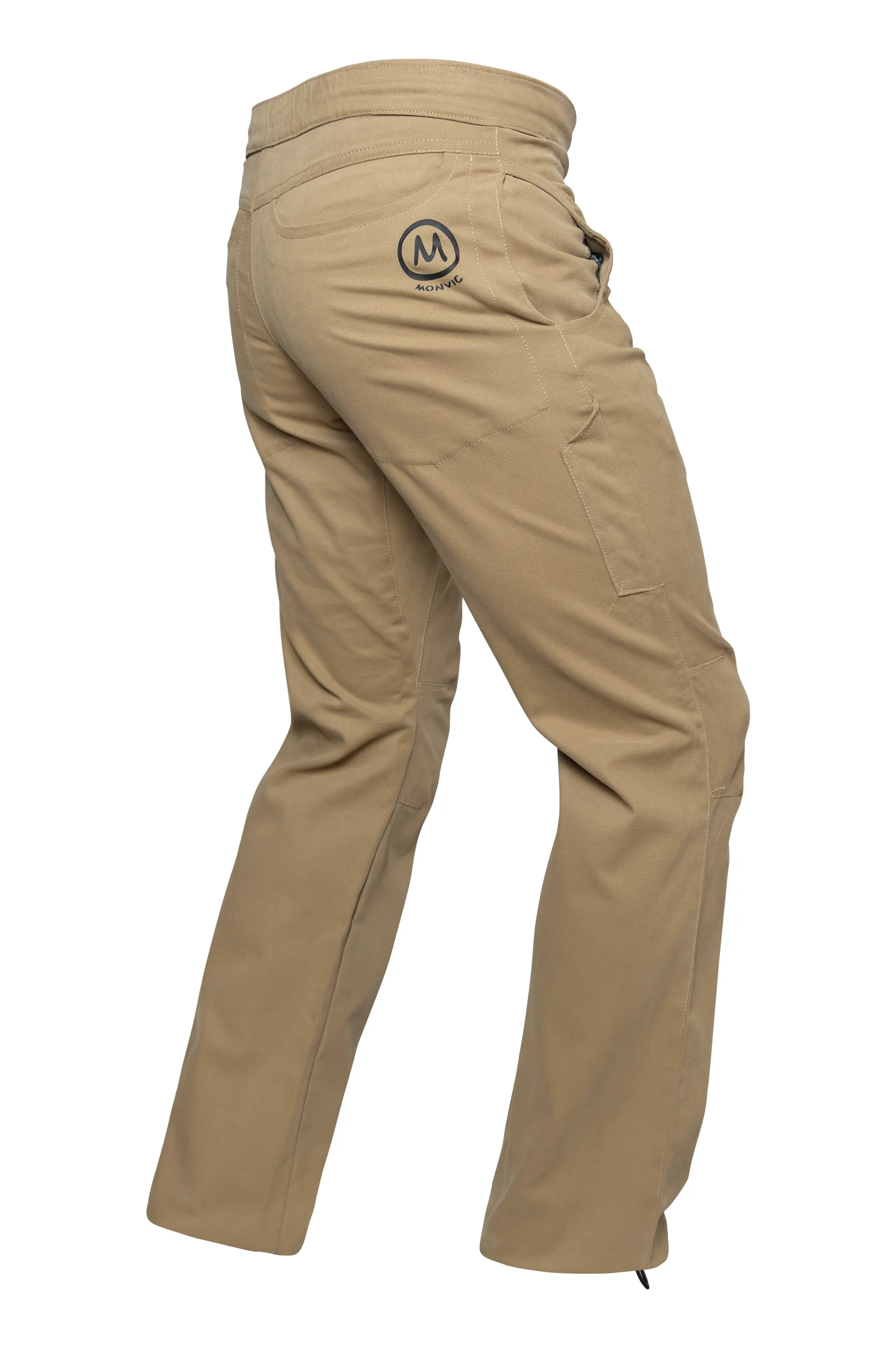 Men's climbing trousers - sand - CLYDE MONVIC
