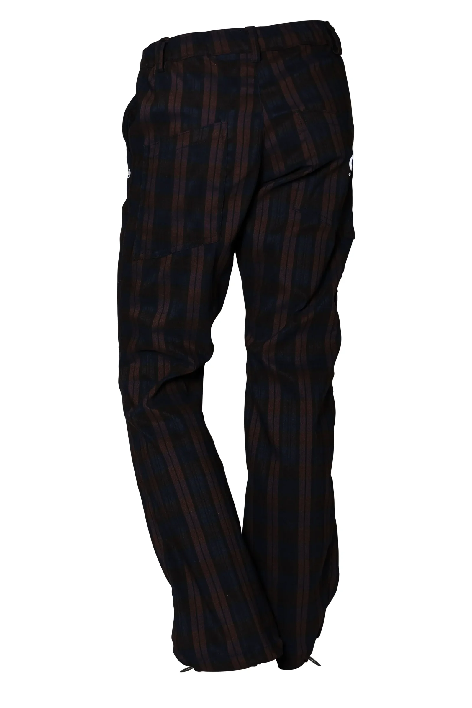 Pantalone arrampicata ultra elastico Principe di Galles marrone / blu / nero - uomo - BILLY 2 Monvic