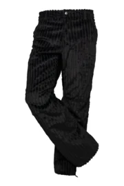 Pantalone in velluto a coste grosse nero - uomo - GRILLO Monvic