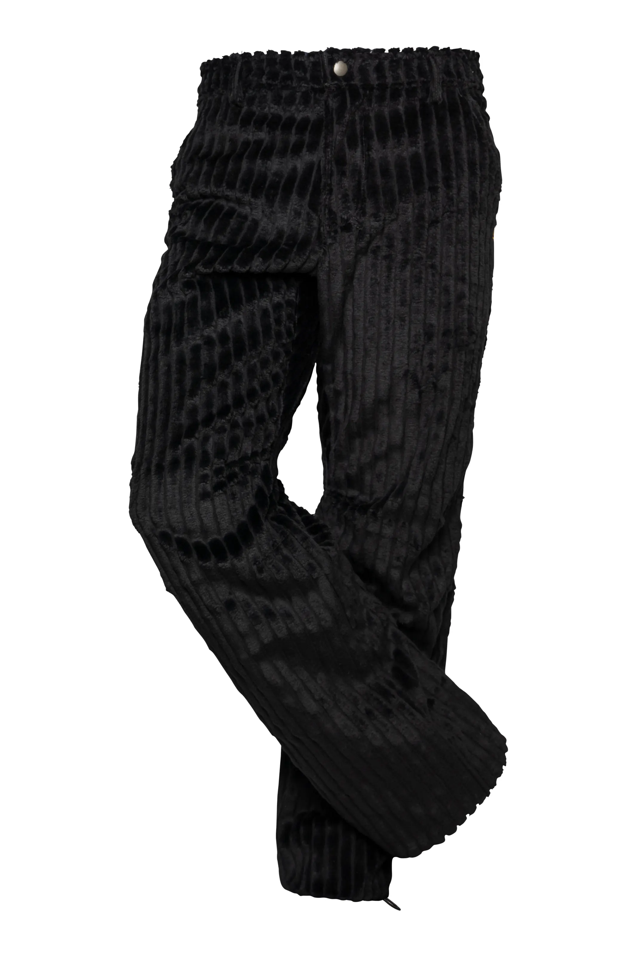 Pantalon épais en velours côtelé - noir - homme - GRILLO Monvic