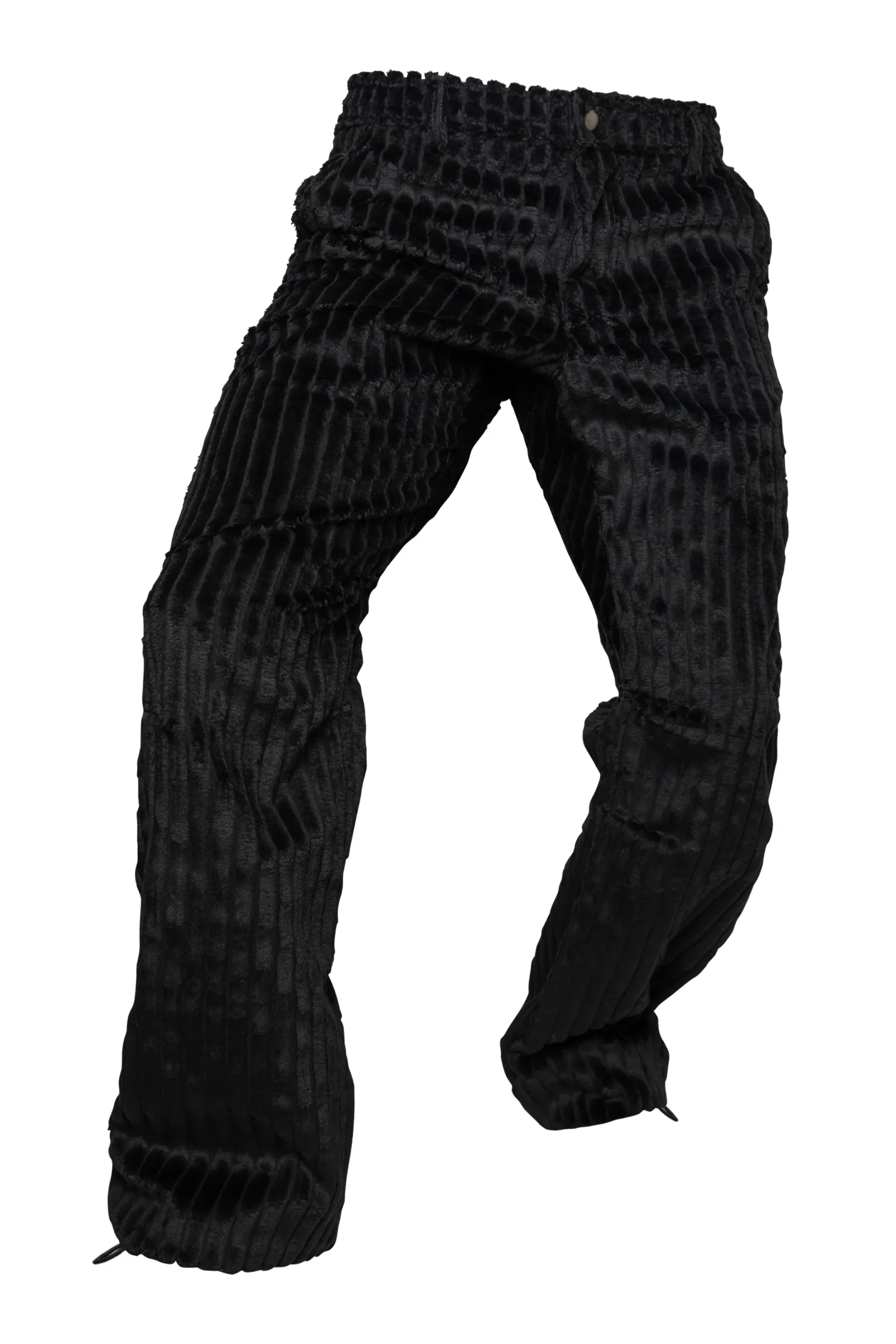 Pantalone in velluto costa larga nero - uomo - GRILLO Monvic