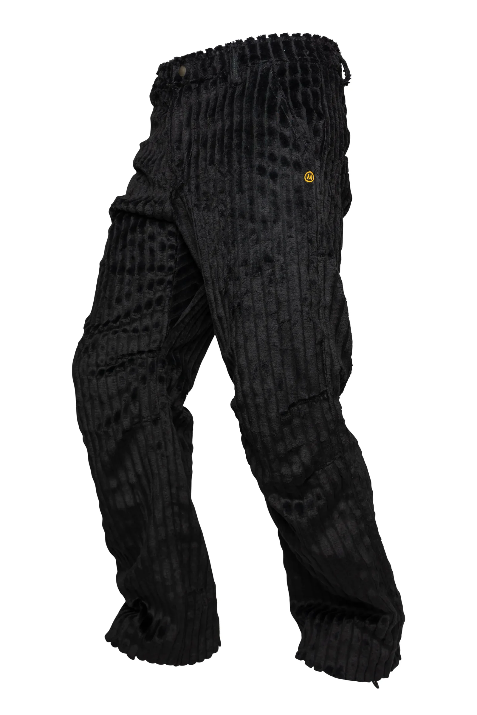 Pantalone in velluto costa larga nero - uomo - GRILLO Monvic