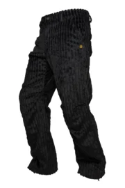 Pantalone in velluto costa larga nero - uomo - GRILLO Monvic