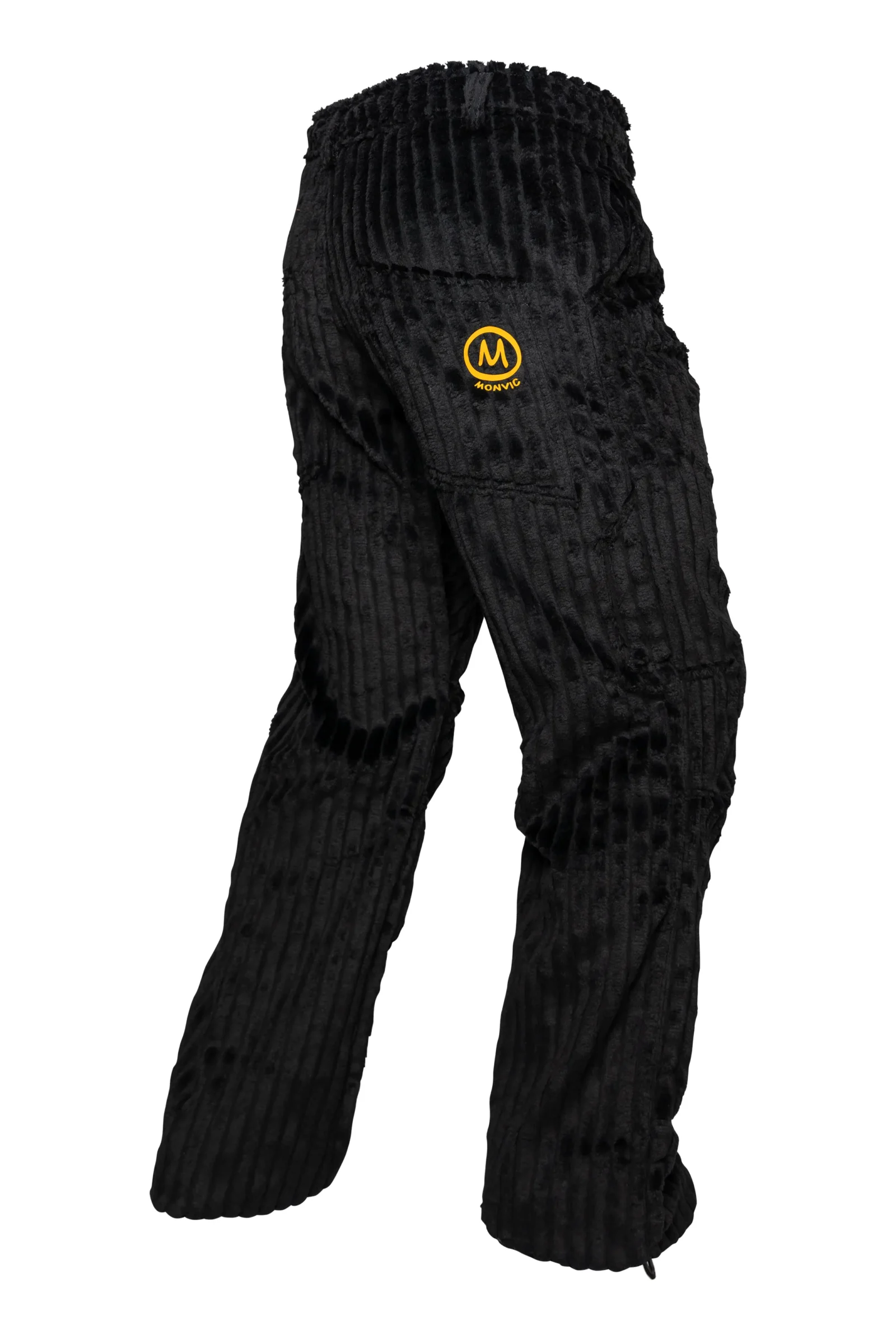 Pantalone in velluto costa larga nero - uomo - GRILLO Monvic