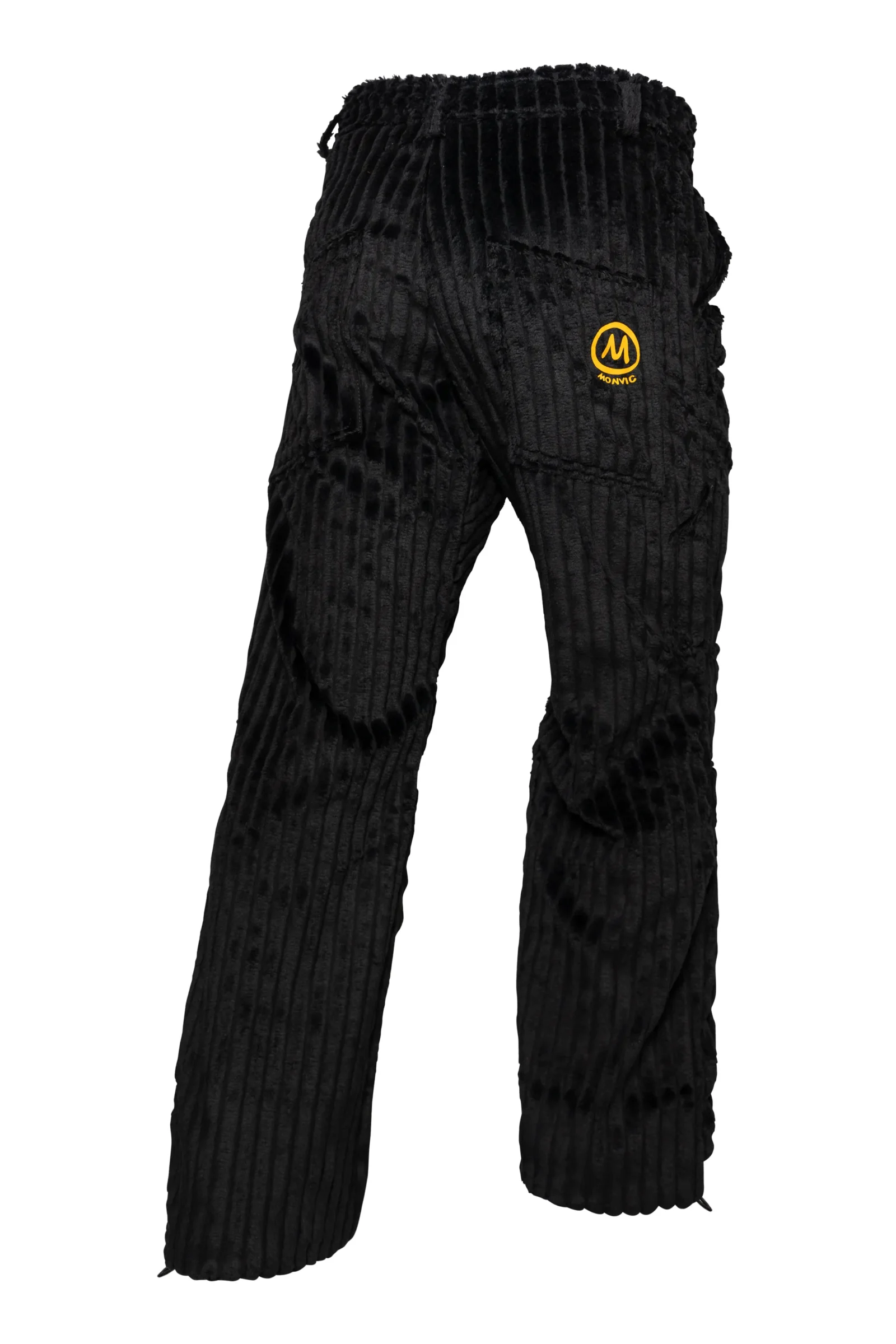 Pantalone in velluto a coste grosse nero - uomo - GRILLO Monvic