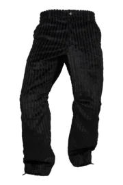 Pantalone in velluto a coste grosse nero - uomo - GRILLO Monvic