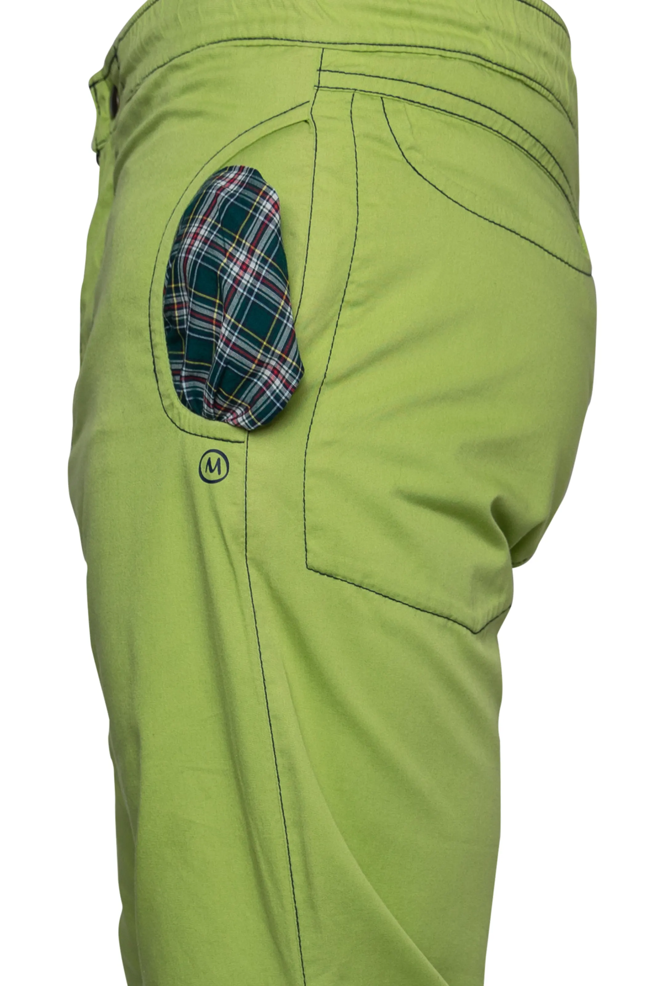 Men's climbing trousers - lime green - CLYDE MONVIC