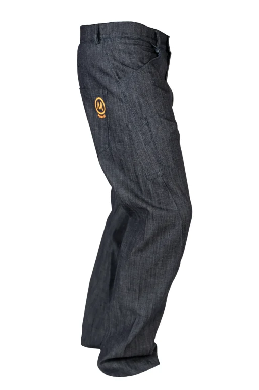 Jeans uomo denim loose fit cuciture blu - GEO Monvic