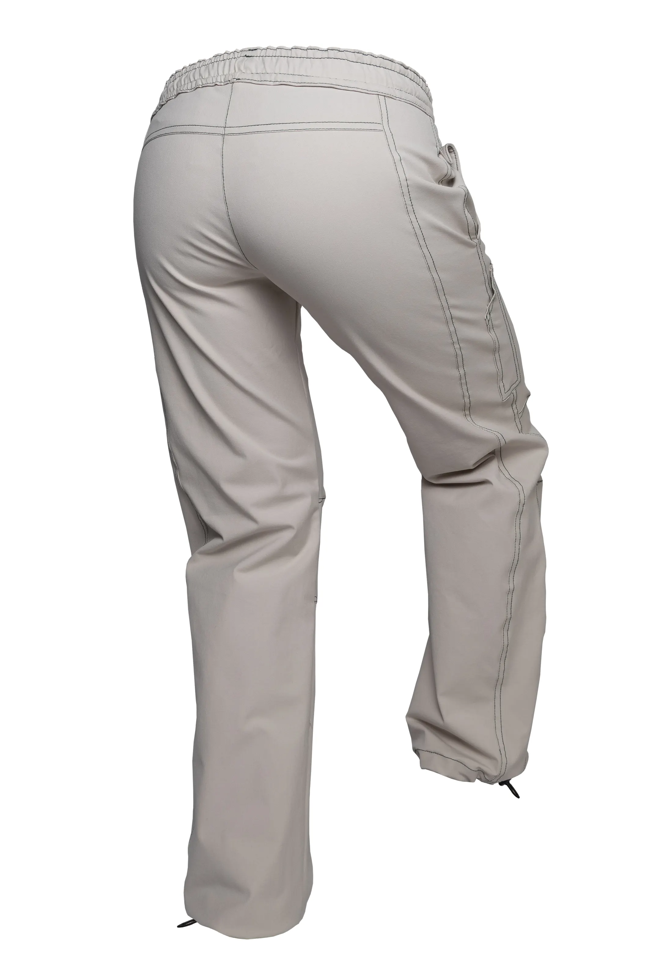 Pantalone donna da arrampicata beige VIOLET Monvic