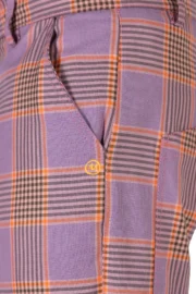 Pantalone sportivo uomo a quadri - rosa-arancione-nero - BILLY 2 Monvic