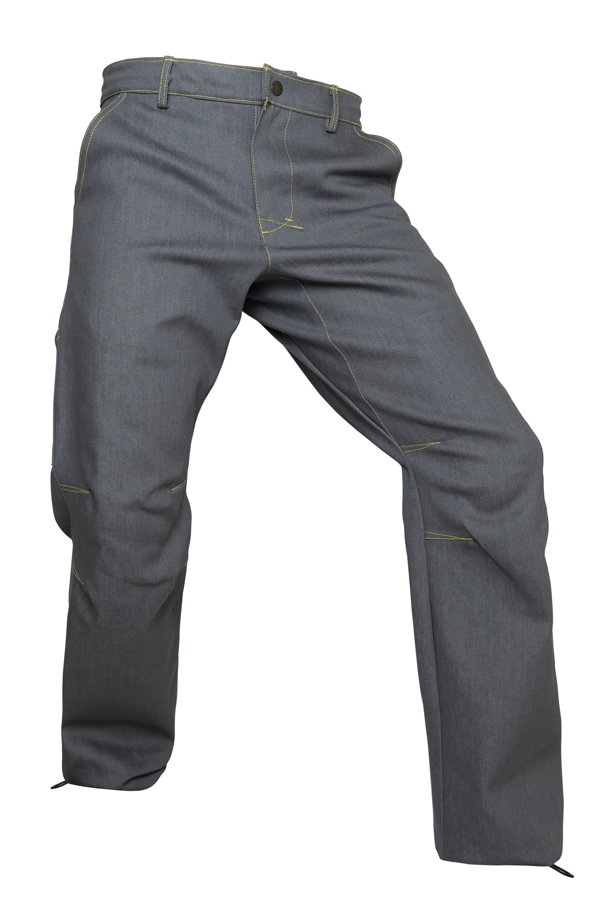 Jeans arrampicata uomo - denim colorato grigio BILLY 2 - Monvic