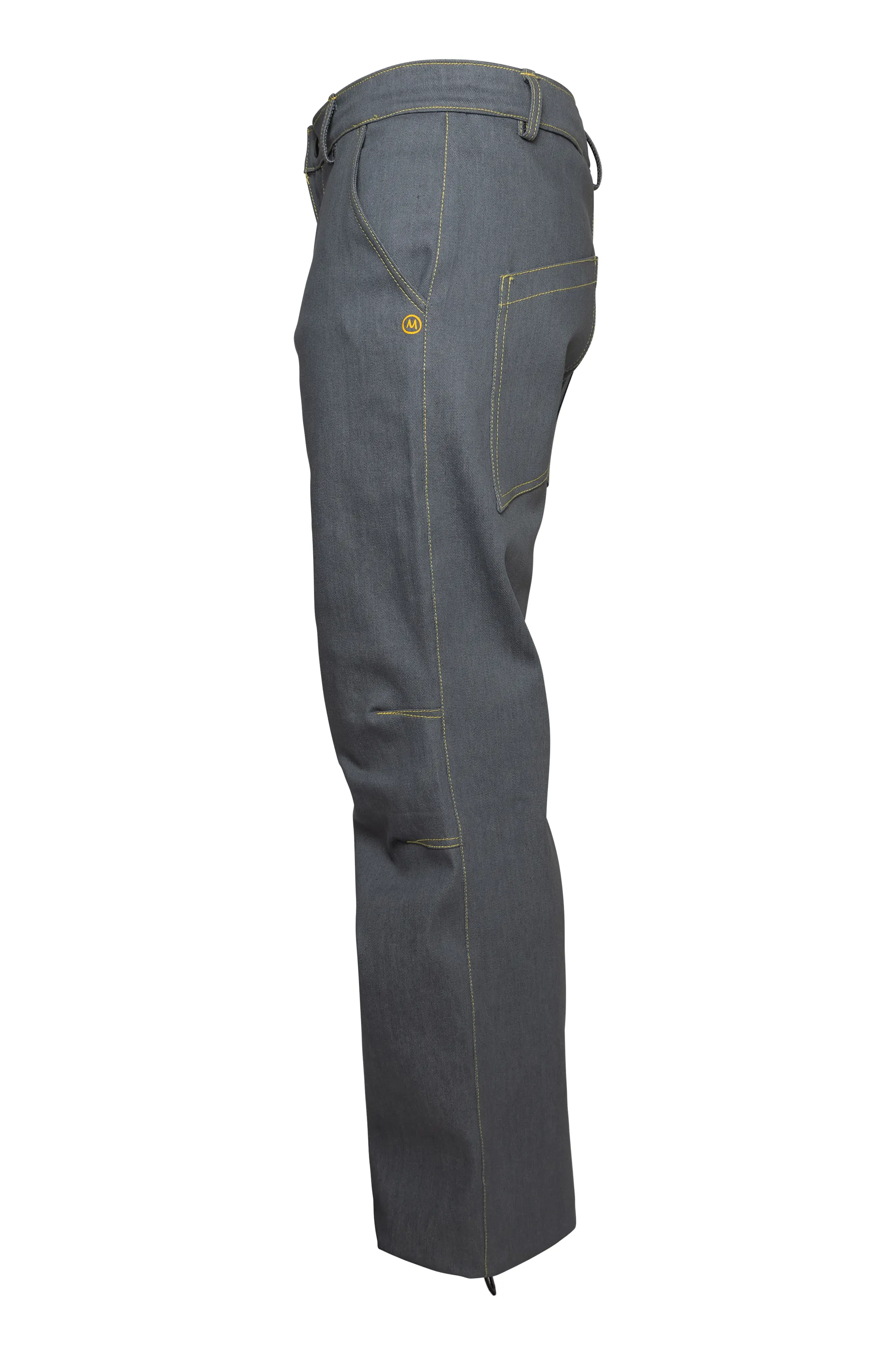 Jeans arrampicata uomo - denim colorato grigio BILLY 2 - Monvic