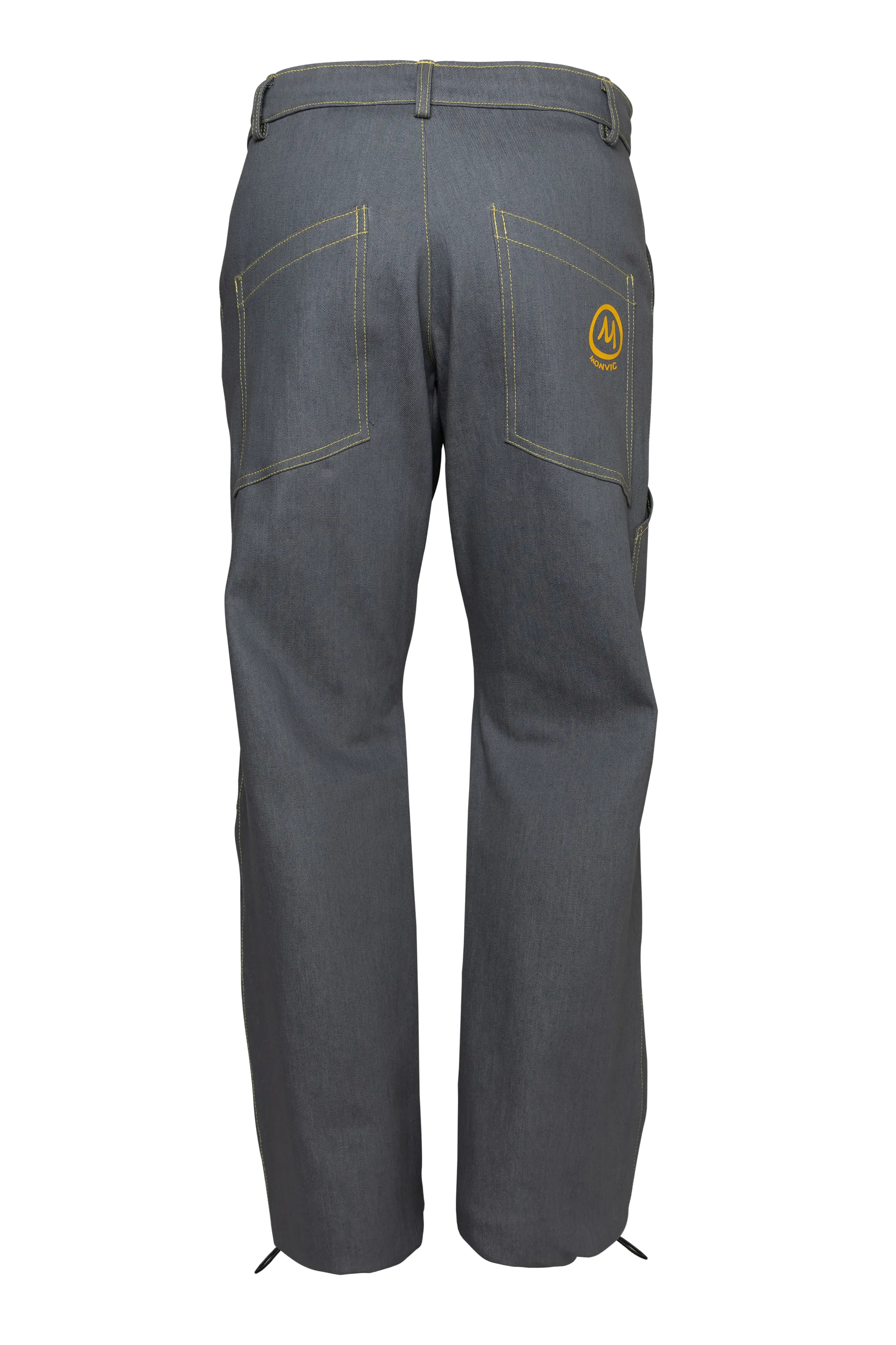 Jeans arrampicata uomo - denim colorato grigio BILLY 2 - Monvic