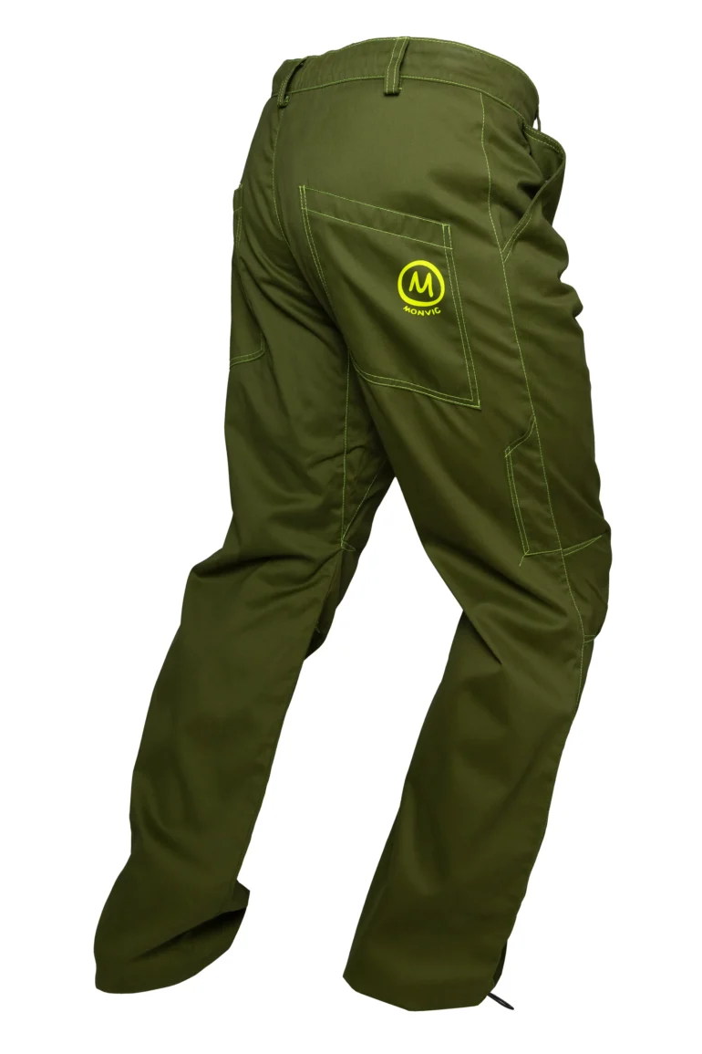 Pantalone arrampicata pesante da uomo verde salvia scuro - BILLY 2 Monvic