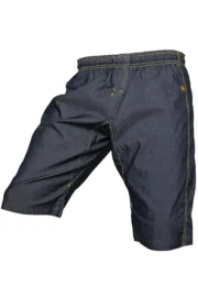 Men's lightweight climbing jeans shorts - yellow thread - SHORTY Monvic