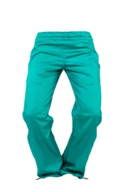pantalone arrampicata verde da donna in cotone elasticizzato VIOLET Monvic